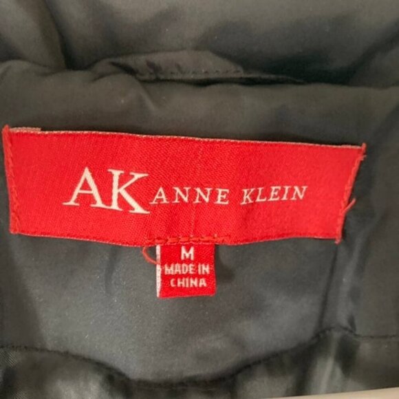 Anne Klein Down Puffer Womens Jacket Black M - Picture 8 of 11
